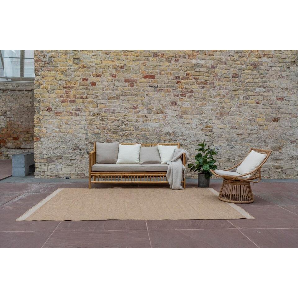  Interieur05 Jute Buitenkleed Naturel Border - 230 X 160 Cm