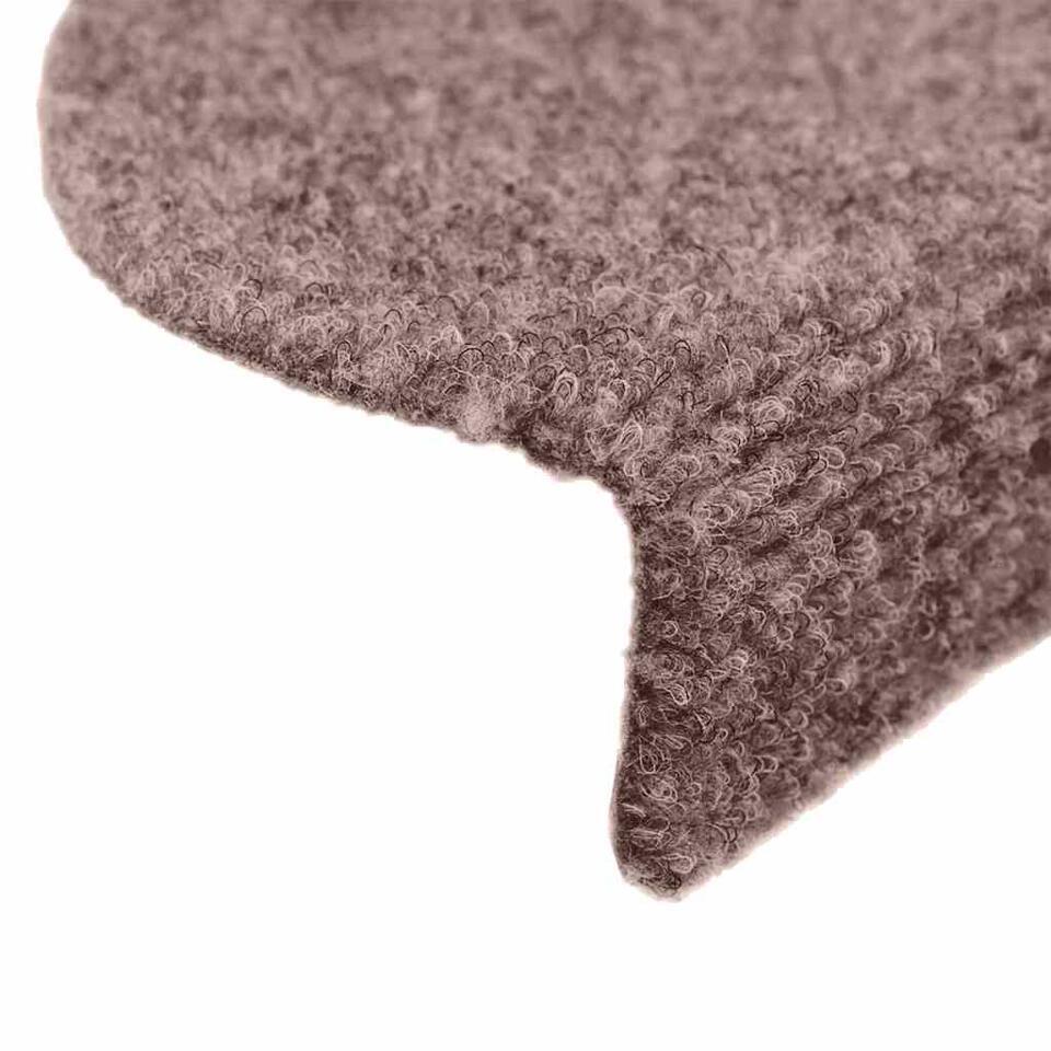  VidaXL - Trapmat - Bruin - Polypropyleen - 56 X 17 X 3 Cm - 10 Stuks