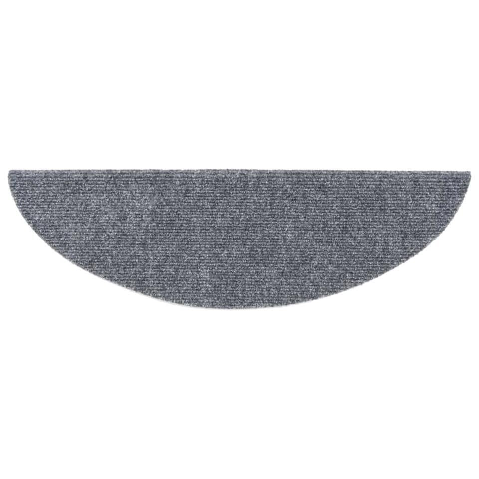  VidaXL - Trapmat - Grijs - Polypropyleen - 56 X 17 X 3 Cm - 10 Stuks