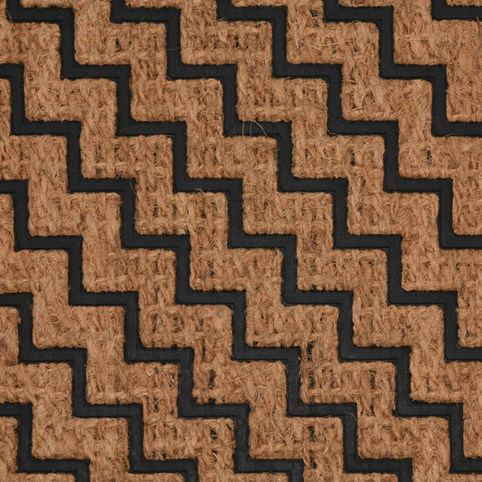 Merkloos H&S Collection Deurmat - Binnen En Buiten - Kokos - 60 X 40 Cm
